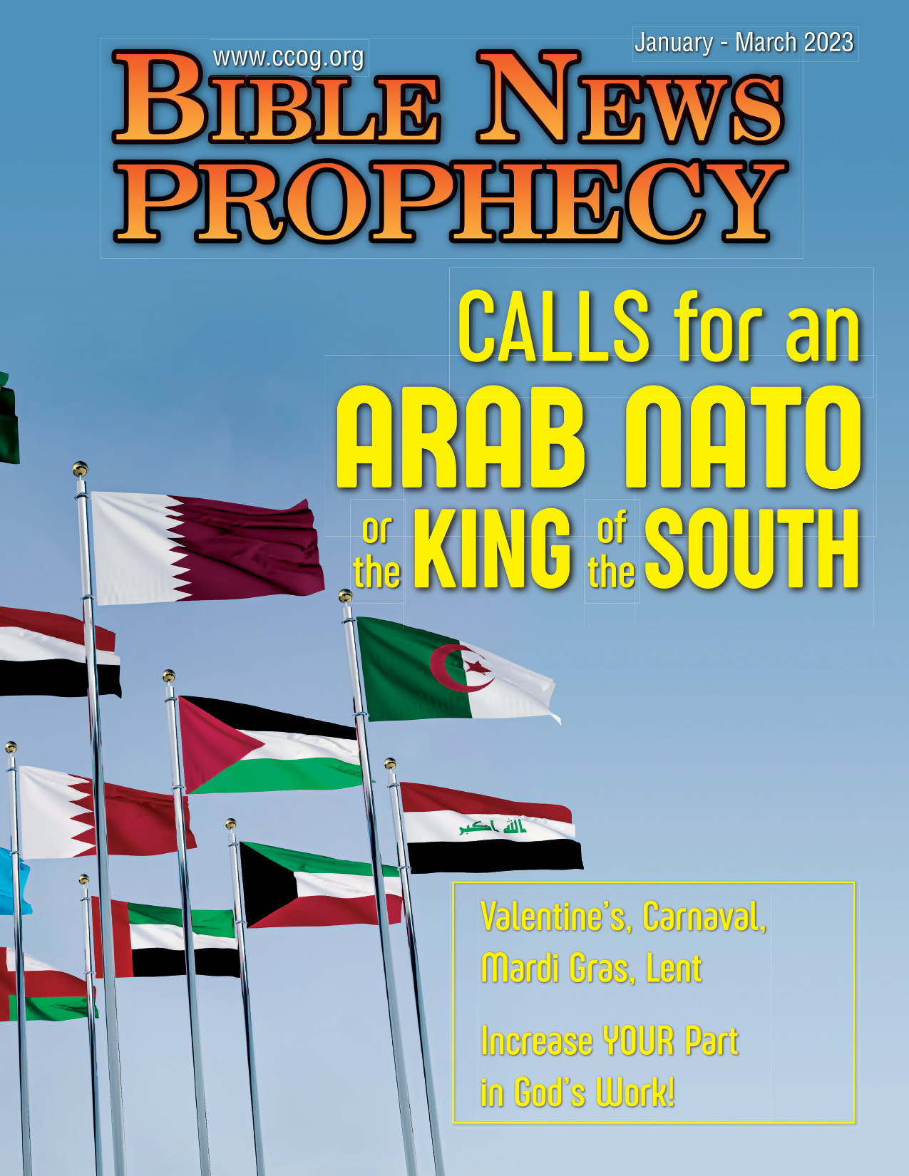 Bible News Prophecy: January – March 2023: Calls for an Arab NATO or the King of the South