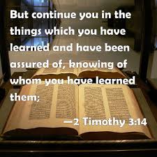 2 Timothy 3-4: Scripture and Truth Restored