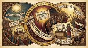 Why do we see Jesus ceremonially sacrificed twice–once as our Passover lamb and the second time as an Atonement goat?